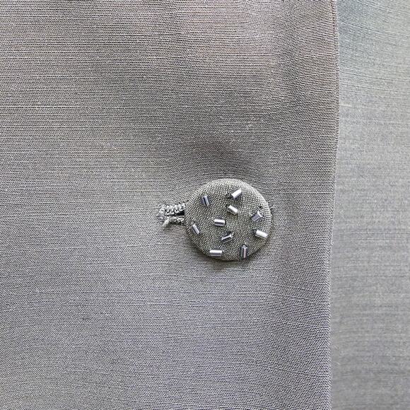 VALENTINO Miss V Blazer Jacket Bead Embellishment 14 / L Made in Italy Vintage - Picture 5 of 14